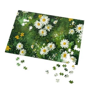 Alternative view of Spring Meadow Daisies Jigsaw Puzzle — 500 Pieces, Glossy Tin